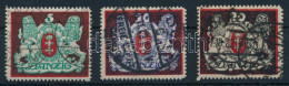 O Danzig 1921 Mi 87-89 (min Mi EUR 110,-) - Altri & Non Classificati