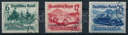 O Deutsches Reich 1939 Nürburgring Mi 695-697 - Autres & Non Classés