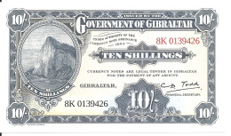 GIBRALTAR 10 SHILLINGS 2018 Official Copy Of 1934  UNC - Gibraltar