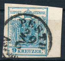 O 1850 9kr 6 Mm-es ívszéllel / With 6 Mm Margin "PESTH - Autres & Non Classés