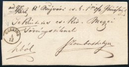 1853 Hivatalos Levél / Official Cover "GÜSSING" - Szombathely - Other & Unclassified