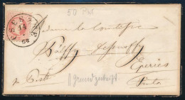 1868 5kr Vonalkázott Fejképalappal Levélen "CSESZTE" - Eperies - Other & Unclassified