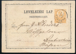 1872 2kr Díjjegyes Levelezőlap / PS-card "DARUVÁR" - Neutitschein - Autres & Non Classés