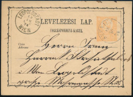 '1873 2kr Díjjegyes Levelezőlap / PS-card "SZENICZ" - "LEOPOLDSTADT WIEN" - Other & Unclassified