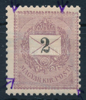 ** 1889 2kr Klf Lemezhibákkal / Plate Flaws - Altri & Non Classificati