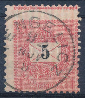 O 1889 5kr Durva Elfogazással / Shifted Perforation - Other & Unclassified