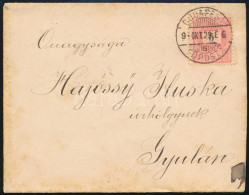 ~1899 5kr Levélen Budapestről Gyulára - Sonstige & Ohne Zuordnung