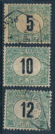 O 1903 Zöldportó 5f, 10f, 12f (4.900) - Sonstige & Ohne Zuordnung