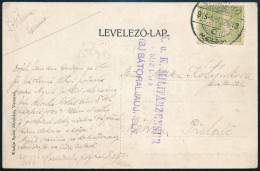 1915 Képeslap Varanno (orosz Foglyok) "K.u.k Militärzensur Sátoraljaújhely" Cenzúrabélyegzéssel Csehországba - Other & Unclassified