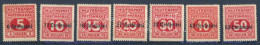 **, * Olaszoszág 1918 Portóbélyeg Teljes Sor - Other & Unclassified