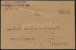 1914 Tábori Posta Levél Aradról Temesvárra / Field Post Cover - Altri & Non Classificati