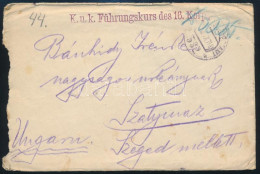 1915 Tábori Posta Levél / Field Post Cover "K.u.K. Führungskurs Des 16. Korps" + "EP 532" - Other & Unclassified