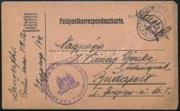 1915 Tábori Posta Levelezőlap "K.u.k. Infanterieregiment Nr.93. Kommando Der Marschformationen" + "EP 144" - Other & Unclassified