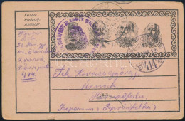 1917 Tábori Posta Levelezőlap / Field Postcard "M. KIR. BUDAPESTI 20. HONVÉD GYALOG" + "TP 414" - Otros & Sin Clasificación