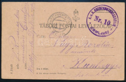 1917 Tábori Posta Levelezőlap "K.u.k. ETAPPENPOSTAMT / PEJA" + "K.u.k. GRENZKONTROLLSTELLE Nr.10 / CRMLJANI" - Autres & Non Classés