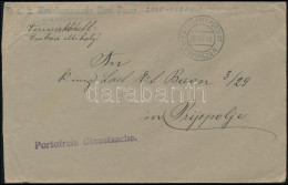 1918 Tábori Posta Levél "K.u.k. Kreiskommando Novi Pazar" + "EP NOVIPAZAR B" - Autres & Non Classés