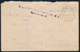 1918 Tábori Posta Levél / Field Post Cover "K.u.K. Feldartillerie Regiment No. 10. K" + "FP 363 A" - Other & Unclassified
