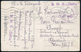 1914 Tábori Posta Képeslap "S.M.S. Delta" - Other & Unclassified