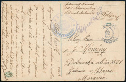 1915 Tábori Posta Képeslap "S.M. SCHIFF SCHWARZENBERG" - Altri & Non Classificati