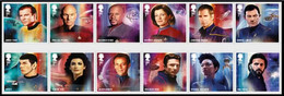 GROSSBRITANNIEN GRANDE BRETAGNE GB 2020 STAR TREK  SET 12V. MNH SG 4424-35 MI 4660-71 YT 5076-87 - Unused Stamps