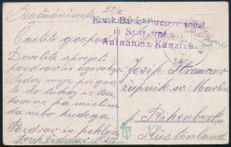 1917 Képeslap Szatmár-Németi "K.u.k Barackenreservespital In Szatmárnémeti Aufnahms Kanzler" Bélyegzéssel - Altri & Non Classificati