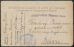 1918 Hadifogoly Levelezőlap Milánóból Gávára - Other & Unclassified