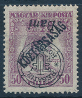 * Nagyvárad 1919 Zita /Köztársaság 50f Fordított Felülnyomással, Bodor Vizsgálójellel - Otros & Sin Clasificación