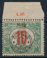 ** Nagyvárad 1919 Portó 10f Fordított Felülnyomással / Mi P6 II. With Inverted Overprint. Signed: Bodor - Otros & Sin Clasificación