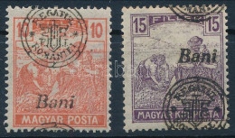 ** Nagyvárad 1919 2 érték Elcsúszott Felülnyomással / Shifted Overprint. Signed: Bodor - Other & Unclassified