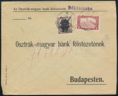 1920 Levél Búzakalász 20f és Parlament 1K Bélyeggel - Autres & Non Classés