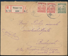 1920 Budapest Helyi Ajánlott Levél 6 Db Bélyeggel - Other & Unclassified