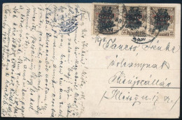 1920 Képeslap 3 Db Búzakalász 20f Bélyeggel - Other & Unclassified