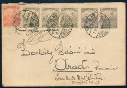 1921 Levél 6 Db Bélyeggel Aradra - Other & Unclassified