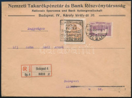 1925 Ajánlott Céges Levél Parmenet 1000K + Koronás Madonna 2500K Bérmentesítéssel "NEMZETKÖZI VÁSÁR BUDAPEST" Alkalmi Bé - Other & Unclassified