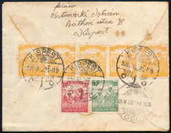 1926 Ajánlott Levél 4.500K Bérmentesítéssel (1 Bélyeg Sérült / Damaged) - Other & Unclassified