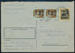 1945 Levelezőlap 3 Db Bélyeggel - Other & Unclassified