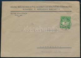 1946 (27. Díjszabás) Budapest Helyi Levél 50 Ezer AP Bélyeggel Bérmentesítve - Other & Unclassified