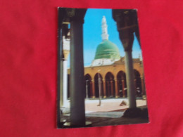BELLE CARTE ..."THE LEGENDRY GREEN DOME IN THE PROPHET'S HOLY MOSQUE-MEDINA"....MOSQUEE - Saudi-Arabien