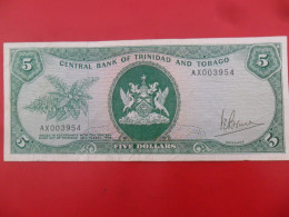 7604 - Trinidad And Tobago 5 Dollars 1977 - P-31a - Trinidad En Tobago