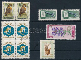 **, O 1960-1966 10 Db Bélyeg, Közte 5 Klf Bélyeg Festékpöttyel - Sonstige & Ohne Zuordnung