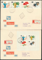 1966 Bélyegnap (39.) Sor és Blokk 2 Db Ajánlott FDC-n - Other & Unclassified