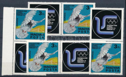 ** 1975 Postagalamp-olimpia 4 Klf Tépésvariáció - Other & Unclassified