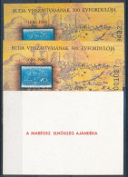 ** 1986/1+K1+KA1 Budavár Emlékív 3 Klf Változat (9.400) / Souvenir Sheet Collection Of 3 - Other & Unclassified