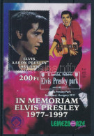 ** 2011 In Memoriam Elvis Emlékív "Elvis Presley Park" Ezüst Felülnyomattal - Altri & Non Classificati