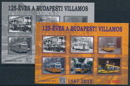 ** 2012 125 éves A Budapesti Villamos Emlékívpár - Altri & Non Classificati