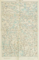 Cca 1915 Proskurow (Hmelnickij, Ukrajna) Katonai Térkép, 1 : 200.000, K.u.k. Militärgeographisches Institut, 62x43,5 Cm - Autres & Non Classés