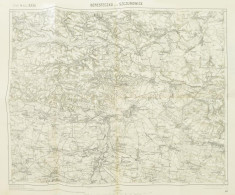 Cca 1915 Beresteczko Und Szczurowice (Berestechko, Shchurovychi, Ukrajna), Katonai Térkép, 1 : 75.000, 54x42,5 Cm - Autres & Non Classés