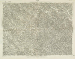 Cca 1910 Turka (Ukrajna) és Környéke, Katonai Térkép, 1 : 75.000, 54x42 Cm - Other & Unclassified