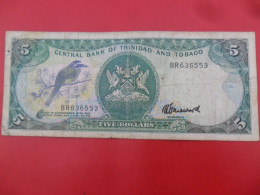 7603 - Trinidad And Tobago 5 Dollars 1985 - P-37c - Trinidad Y Tobago