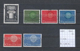 (TJ) Europa CEPT 1960 - 3 Sets (gest./obl./used) - 1960